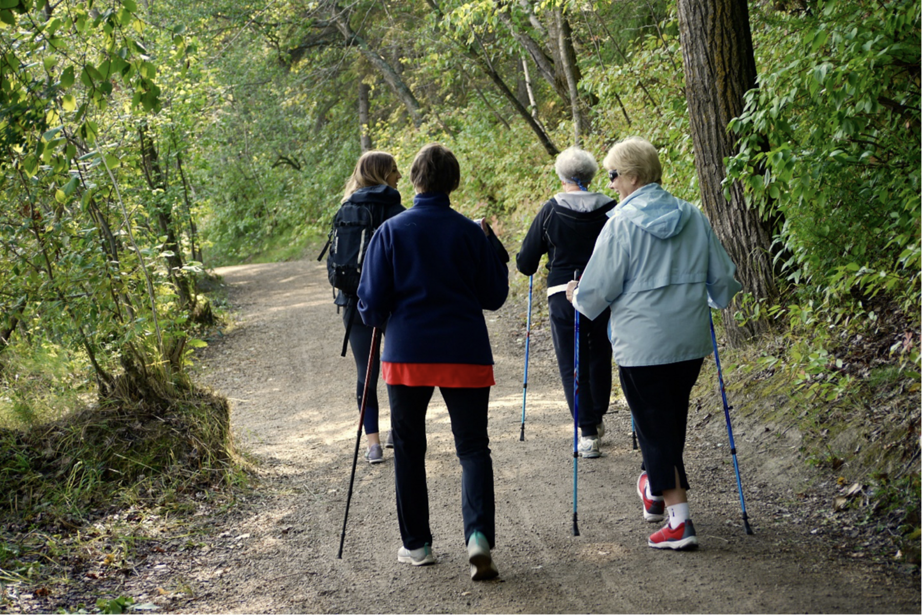 GO-OUT Participants walking together