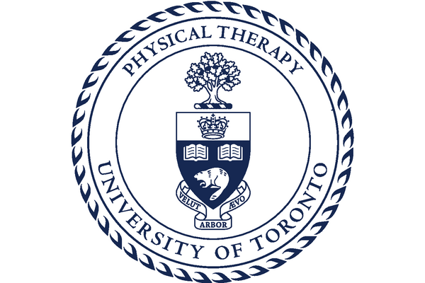 Our PT Crest, the UofT Crest surrounded by the word Physical Therapy University of Toronto