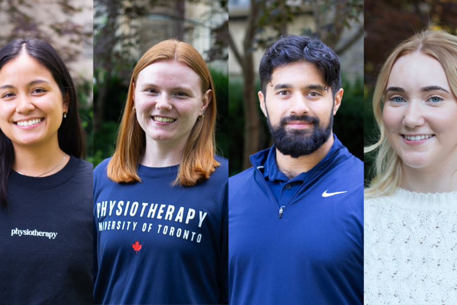 composite photo of Alyssa, Jacqueline, Shaheer and Madi