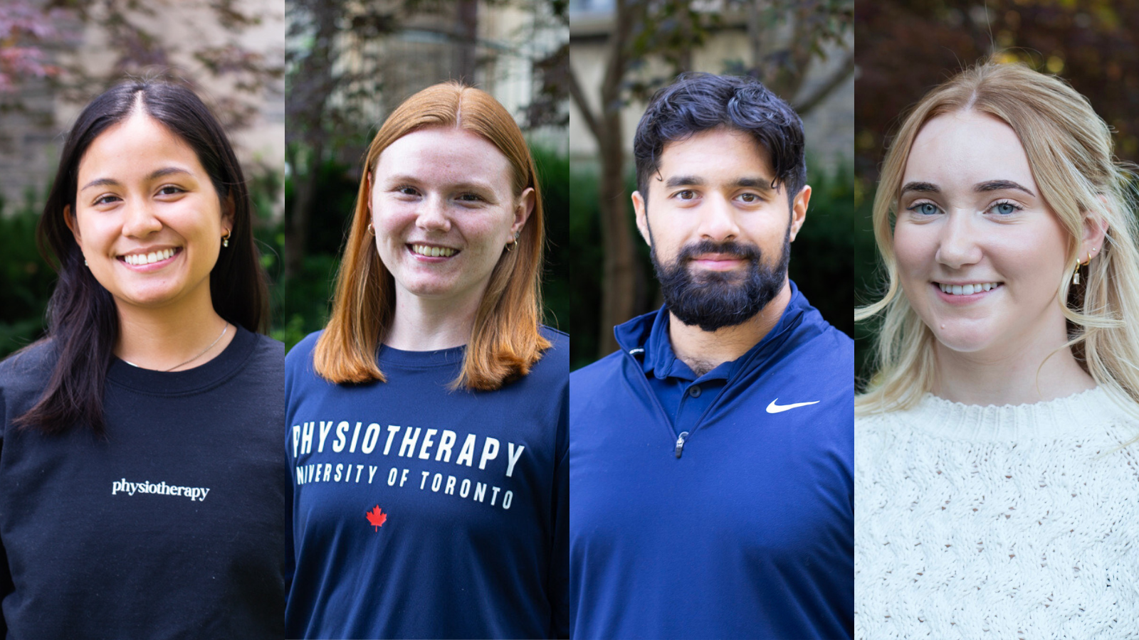 composite photo of Alyssa, Jacqueline, Shaheer and Madi